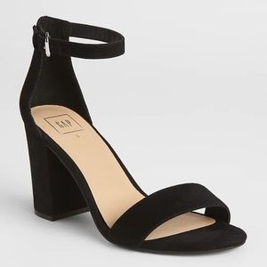 GAP Block Heel Sandals in Suede